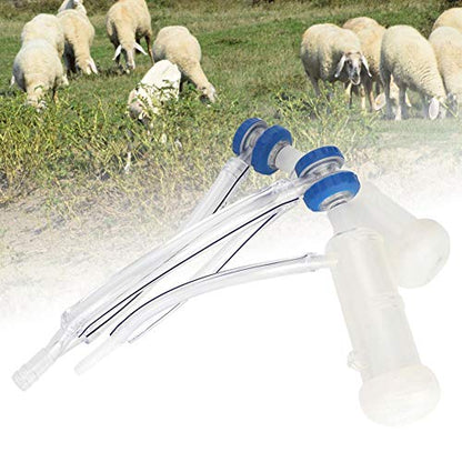Fdit Goat Sheep Milker Machine Parts Goat Milking Machine Replacement Milker Claw Kit Milking Teat Cup