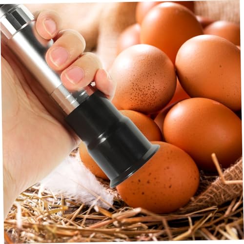 BESPORTBLE Portable Egg Candler Lamp for Poultry Incubation Lightweight Durable Design with Bright Led Light for Egg Development Monitoring
