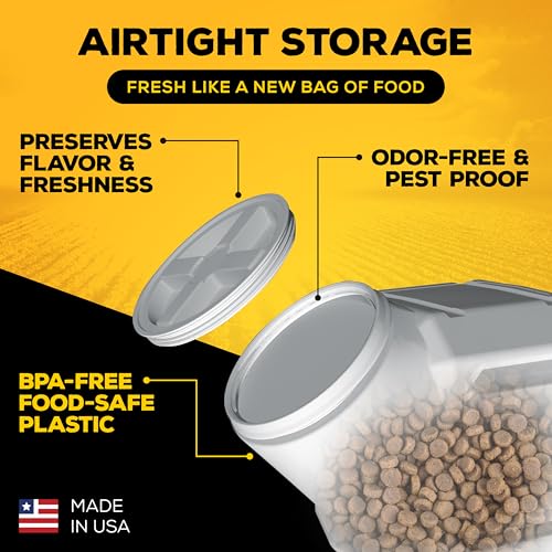 Gamma2 Vittles Vault Outback Airtight Pet Food Container, 40 Pounds - size: 40 Pounds