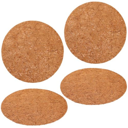 TOYANDONA 4 Pack Chicken Nesting Pads Coconut Fiber Egg Nesting Pads for Chicken Coop Laying Hen Nesting Pads for Egg Protection Rabbit Bird Dog and Cat Nesting Cushion 11.81 X 11.81 X 0.35 in