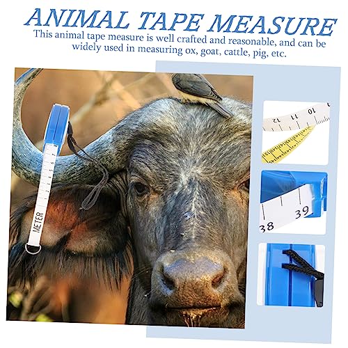 SHINEOFI Portable Animal Weight Measuring Tape for Cattle Pigs Horses with Safe Edges Easy to Use Lightweight Compact Farm Equipment Bust Measurement Tool