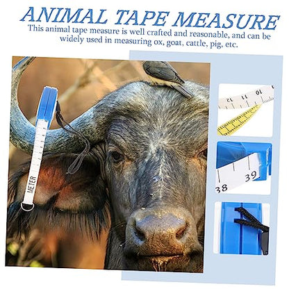 SHINEOFI Portable Animal Weight Measuring Tape for Cattle Pigs Horses with Safe Edges Easy to Use Lightweight Compact Farm Equipment Bust Measurement Tool