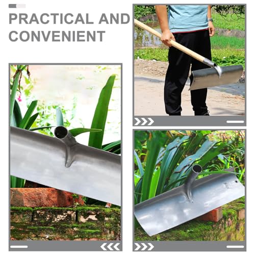 Yardwe Slurry Scraper Cleaning Shovel Chicken Coop Cleaning Tools Shovel Flat for Landscaping Farm Dung Metal Farm Heavy Loft Spatula Board Rake Poultry