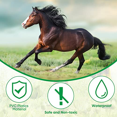 Konohan Horse Measuring Tape for Height and Weight Multifunctional Horse Weight Tape Portable PVC Weight Measure for Horses, 8.2 Feet Long - style: Horse