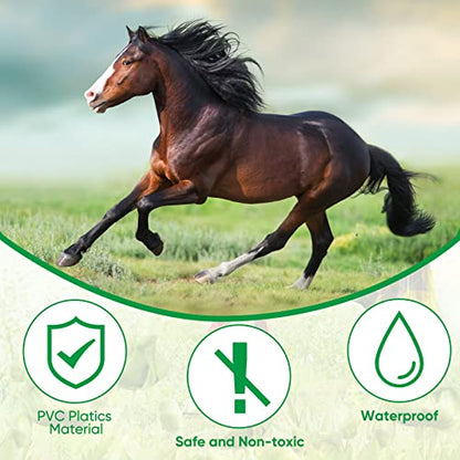 Konohan Horse Measuring Tape for Height and Weight Multifunctional Horse Weight Tape Portable PVC Weight Measure for Horses, 8.2 Feet Long - style: Horse