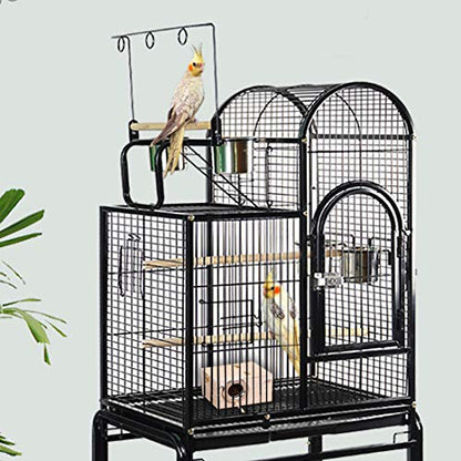 Parakeet Nesting Box, Bird Nest Breeding Box Cage Wood House for Finch Lovebirds Cockatiel Budgie Conure Parrot (M:9.8"×5.1"×5.3") - size: Medium: 9.8" x 5.1" x 5.3"