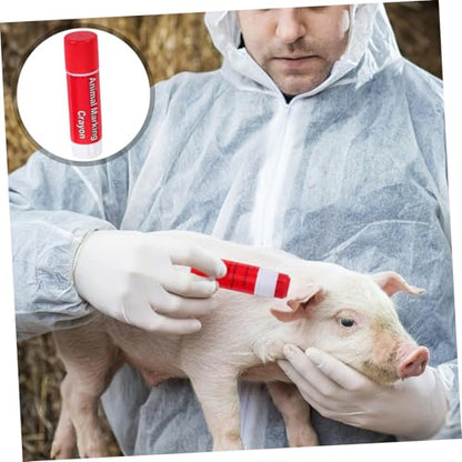 BESPORTBLE 4Pcs Durable Pig Marking Crayon for Efficient Livestock Identification Washable Animal Marker for Cattle Sheep Goats Convenient Compact Design for