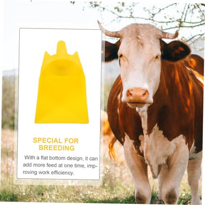 POPETPOP 3pcs Thicken Scoop for Livestock Farm Shovel for Feeding Cattle Pigs and Sheep Ergonomic Handle for Comfortable Use Gardens and Farms