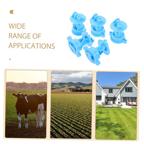 50pcs Electric Fence Insulators Material Accessories for Livestock Fencing Easy to Install for Cattle Pasture Use Farming Supplies for Secure
