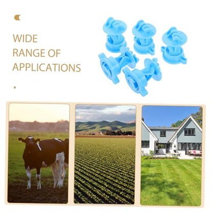 50pcs Electric Fence Insulators Material Accessories for Livestock Fencing Easy to Install for Cattle Pasture Use Farming Supplies for Secure