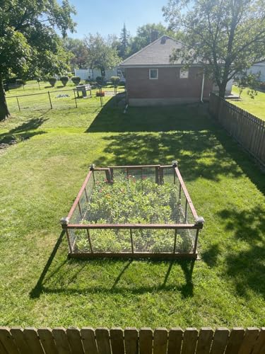 22GA Galvanized Hexagonal Poultry Netting Chicken Wire 14 inches x 50 feet x 1/2 inch Mesh for DIY Crafting, Pet Cages, Edge Fencing, Lawn Netting - size: 14"x50'-1/2" 22GA