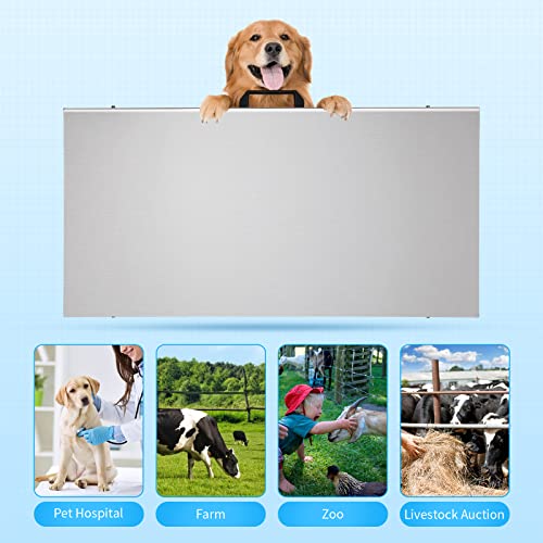 440LB Pet Weight Scale, Animal Scale Platform, Digital Livestock Scale Large Dog Pet Scale 40.7×20.8inch Stainless Steel Platform LCD Display
