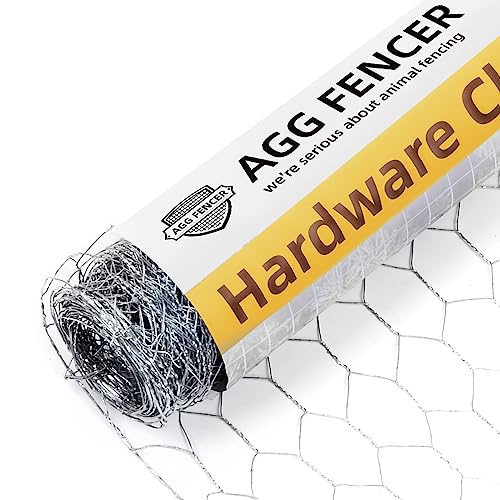 Chicken Wire Mesh 48in x 150ft Hexagonal Poultry Wire Netting | Galvanized Hardware Cloth, Garden Fence Barrier Mesh, for Pet Rabbit Garden Chicken Wire Fencing - size: 48in x 150ft 2inch