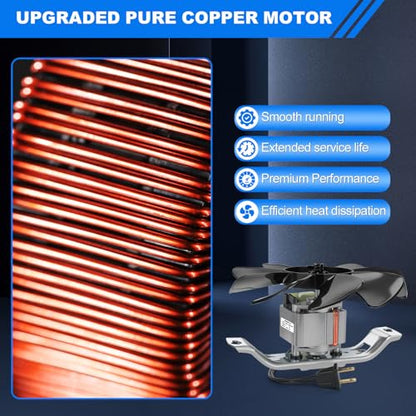 S99080176 99080176 Bathroom Exhaust Fan Motor – 180 CFM Powerful Vent Fan Motor, Compatible with 505-A, 505-B, 505MG, 507-A, 507-B, 507-C, 507-MG Bathroom Fan Motor SP-61K32