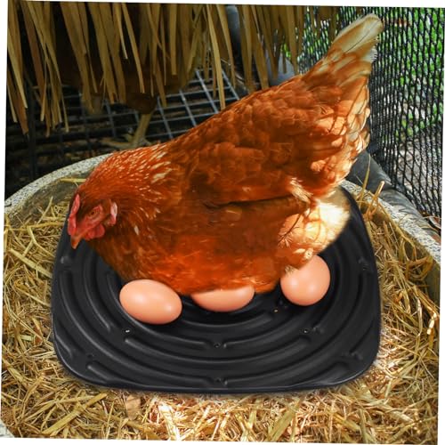 COLLBATH 4Pcs Washable Chicken Nesting Pads Durable Coop Liners for Egg Laying Non Slip Design for Hen Nesting Boxes Fit for Poultry Care Supplies