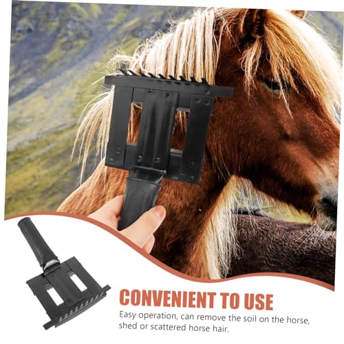 KESYOO Horse Grooming Brush for Animals Practical Horse Hair Comb with Teeth Comfortable Grip for Grooming Cattle Horses and Livestock Fur Cleaning