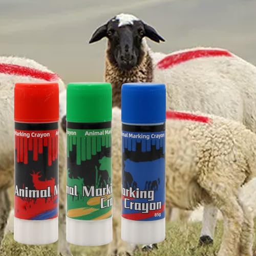 Livestock Marker,Livestock Maker for Pig,Cow,Goat(3 Pack,Red, Blue, Green) (3)