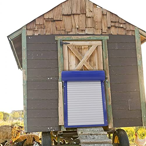 Kikumi Automatic Chicken Hen Door with Time Chicken Doors Roll Up Curtain for Duck Goose