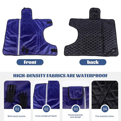 Calf Blankets for Winter, Soft Warm Thickened Goat Blanket, Waterproof Windproof Adjustable Calf Blanket for Keep Cow, Oxen, Horses Warm, Livestock Care, Farm