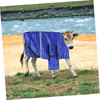 GANAZONO Calf Winter Coat Windproof Thickened Blanket for Calves Soft Comfortable Belly Protection Flexible Sizing for Cold Weather