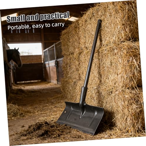 Manual Poultry Manure Removal Tool with Antislip Handle and Manganese Steel Construction for Farm Settings and Barn Cleaning, Versatile Usage for Livestock Cage and Horse Stall