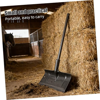 Manual Poultry Manure Removal Tool with Antislip Handle and Manganese Steel Construction for Farm Settings and Barn Cleaning, Versatile Usage for Livestock Cage and Horse Stall