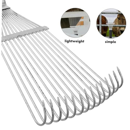 2pcs Pet Hair and Grooming Brush for Multi Fabric Hair Rake Ergonomic Cow Brush for Easy Cleaning of Rugs and Lightweight and Portable