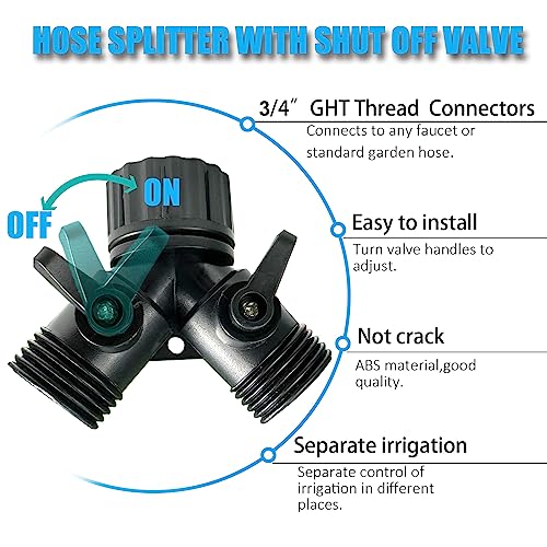 AMRITA Fittings for 1/2" Garden Soaker Hose, Female/Male Connector&Valves&Straight Connectors.(Fittings) - color: Fittings