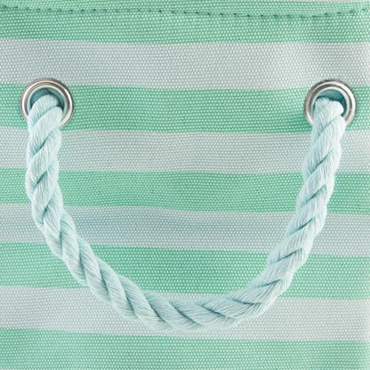 Bone Dry Pet Storage Collection Striped Paw Patch Bin, Aqua, Small Rectangle - color: Aqua, size: Small Rectangle