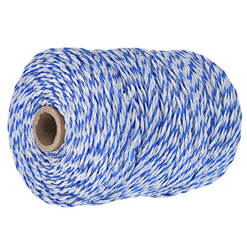 200 Meters Electric Fence Polywire, 0.12in Diameter Portable Electric Fence Rope Line for Farm Livestock Breeding