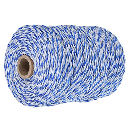 200 Meters Electric Fence Polywire, 0.12in Diameter Portable Electric Fence Rope Line for Farm Livestock Breeding