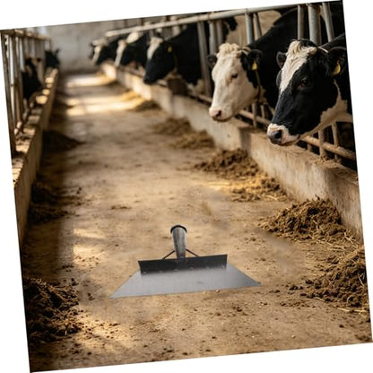 Heavy Duty Manganese Steel Farm Cleaning Shovel 32cm for Barn Manure Removal Livestock Dung Scraper Tool