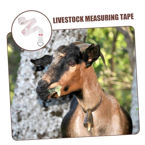 GANAZONO Cattle Weight Measuring Tape Multi Functional Livestock Measurement Tool for Cattle Pigs Horses Compact and Portable Design for and Accurate Weight Tracking