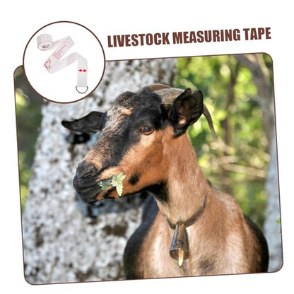 GANAZONO Cattle Weight Measuring Tape Multi Functional Livestock Measurement Tool for Cattle Pigs Horses Compact and Portable Design for and Accurate Weight Tracking