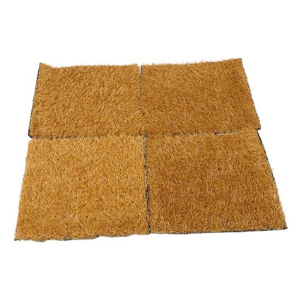 POPETPOP 4pcs Chicken Nesting Box Pads Reusable Coop Ground Pad Hen Nesting Liners Artificial Grass Bedding Clean and Odor
