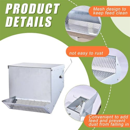 Automatic Large Capacity Animal Feeder Featuring Auto Dispense and Easy Function Poultry Supplier
