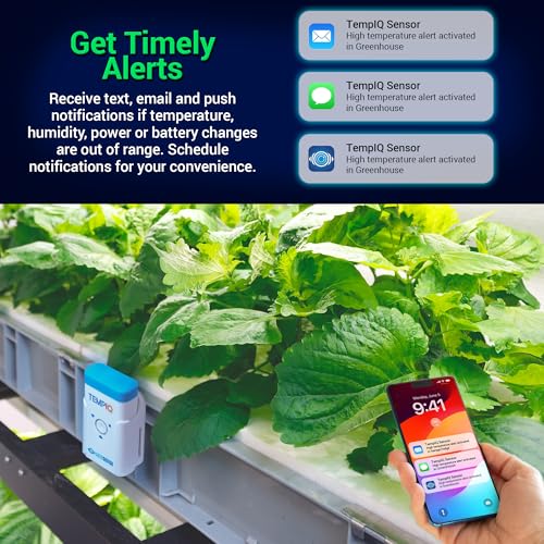 TEMPIQ Remote WiFi 2-Pack Temperature & Humidity Sensor - App Integration, Alerts, Helps Monitor 2nd Home, AirBnb, RV, Pets,Freezer and Server Room, Indoor & Outdoor Hygrometer & Thermometer - style: 2-Pack (Lithium Batteries)