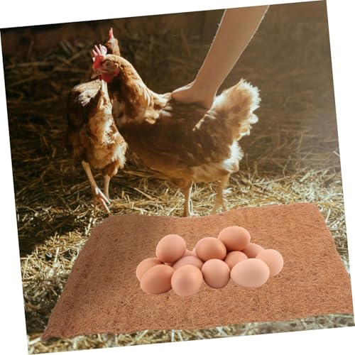 Kisangel 4Pcs Nest Pads Reusable Bedding Liners for Nesting Boxes Soft Gentle Material Easy to Clean Chicken Coop Bedding for Poultry Setup