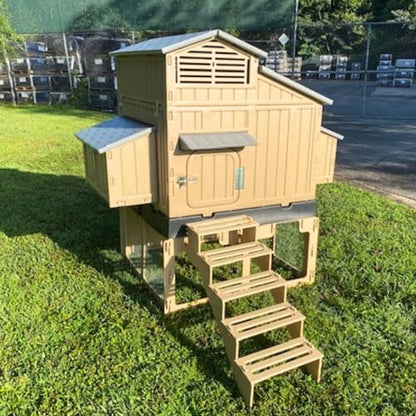 Large Chicken Coop & Stand with Stairs - style: Large Coop & Stand w/ Stairs
