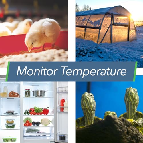 SensorPush HTP.xw Smart Temperature Sensor & Humidity Sensor - Thermometer, Barometer, & Hygrometer w/App Monitoring - Premium Heat Index, Barometric Pressure Gauge, Temperature and Humidity Monitor