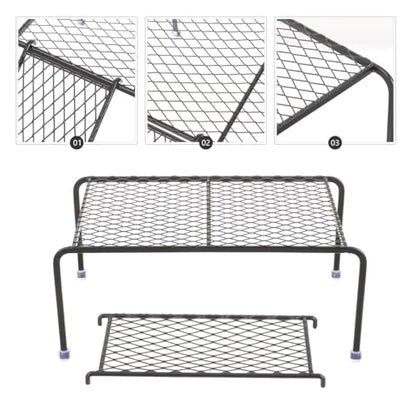 balacoo Rutin Chicken Coop Platform with Ladder Hollow-Out Iron Roosting Rack for Poultry Care Indoor Outdoor Habitat Supply 10.62X5.90X4.52 Inches