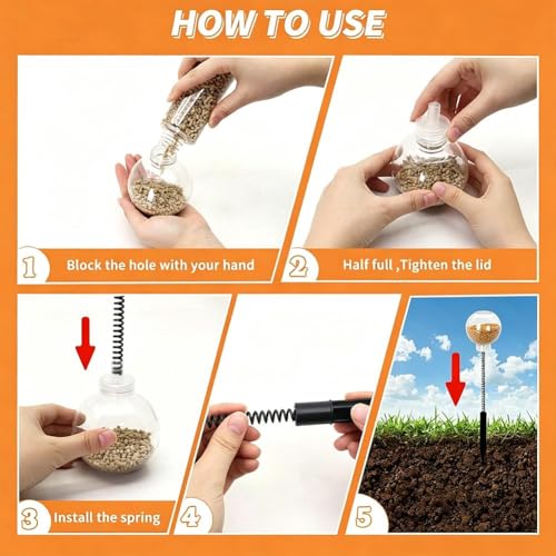 Chicken Slow Feeder Ball & Enrichment Toys for Hens Poultry, Chicken Pecking Toys, Interactive Boredom Busting Chicke-n Coop Accessories, Spring Loaded Swing Feeder for Parrots Ducks Birds - size: 1pcs