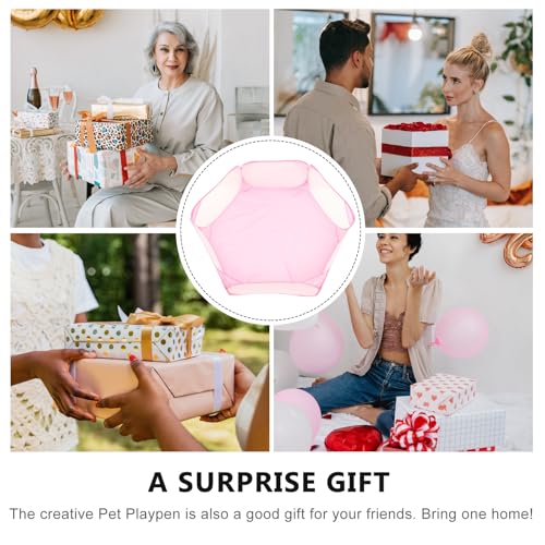 Portable Small Pet Playpen Foldable Play Tent with Carry Bag, Indoor Outdoor Exercise Fence for Guinea Pigs, Rats, Bearded Dragons, and Small Animals