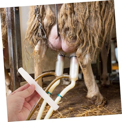 Abaodam 4pcs Milking Machine Accessories Rubber Milk Liner Tube Dairy Cow Goat Farm Milking Supplies Leak Easy to Use