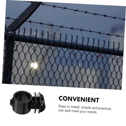 Happyyami 10pcs Electric Fence Insulators Insulators for Electric Fences Consistent Wire Spacing Easy Installation for Livestock and Garden Use