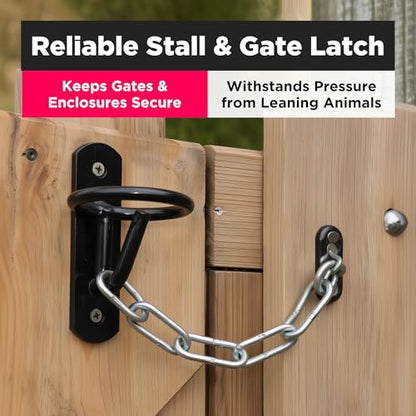SCENIC ROAD Multi-Use Bucket Hook & Gate Latch for Barn Door and Shed, fits Heavy Duty Black Utility Hook Door Latch, Holds 5 Gallon and 6 Gallon Water Buckets, Pack of 6 (Model SRBH) - size: Pack of 6