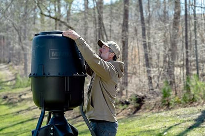 Moultrie Gravity Deer Feeder - Tripod Game Feeder - Easy Conversion Adapter - Protein Pellet Ready - Rugged No-Power Setup for Deer Management - style: 250 lb Capacity