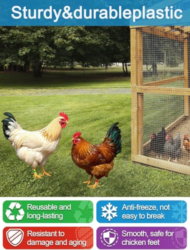 Adjustable 100 Pcs Chicken Leg Rings, Colorful Numbered Chicken Identification Leg Bands, Durable Poultry Leg Bands for Chickens Ducks Goose Turkey