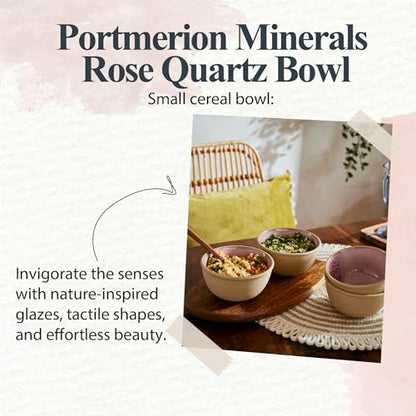Portmeirion Minerals Small Bowl - Rose Quartz - color: Rose Quartz