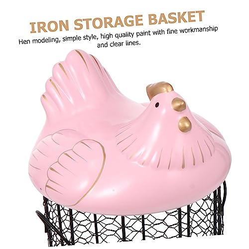 Garneck 1set Creative Ceramic Covered Storage Basket Southeast Asian Style Container for Kitchen Organization and Home Decor and Multifunctional Design Easy to Move Handles